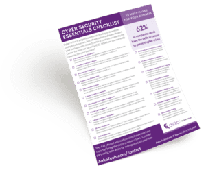 2022 Aeko Cyber Security Essentials Checklist Promo - Business IT Support