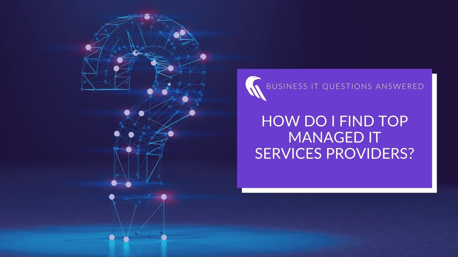 managed IT services providers FAQ graphic